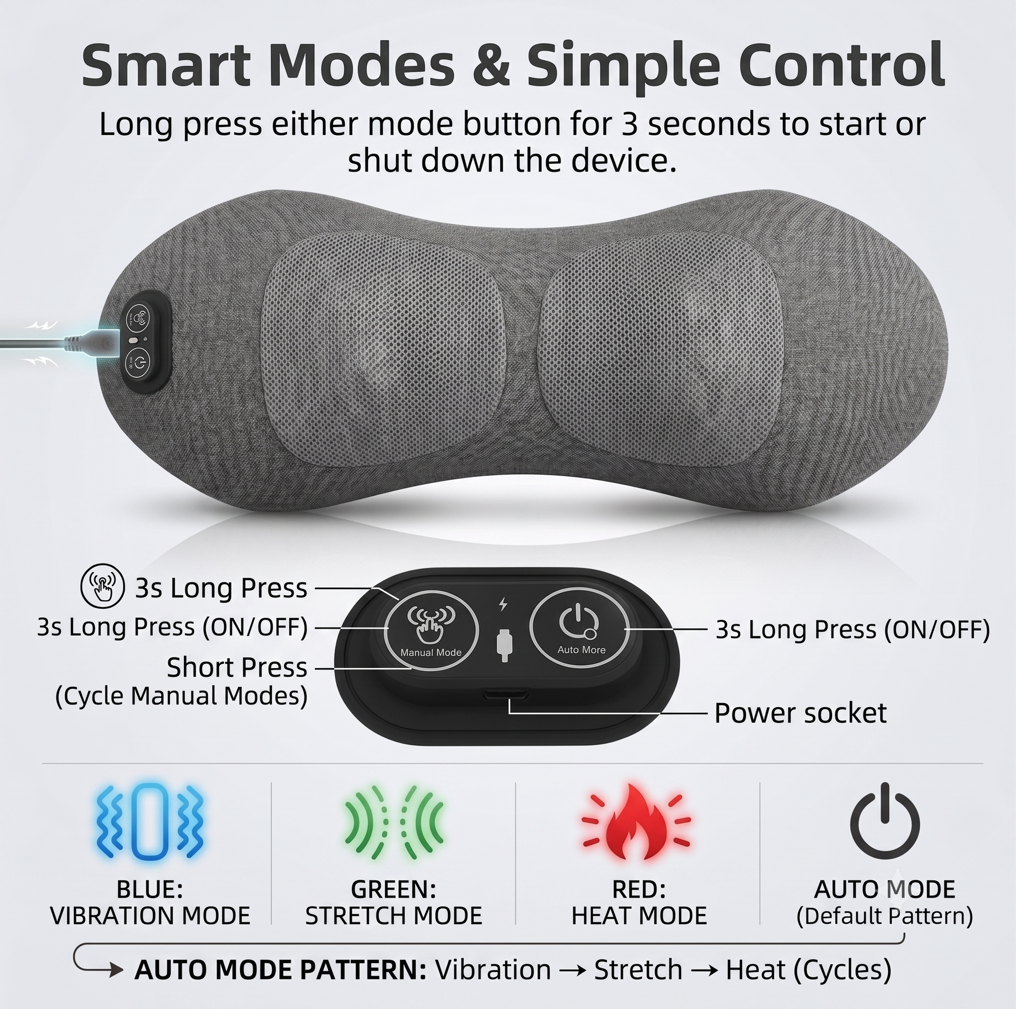 SpineFlexor 3-in-1 Back Relief Massager